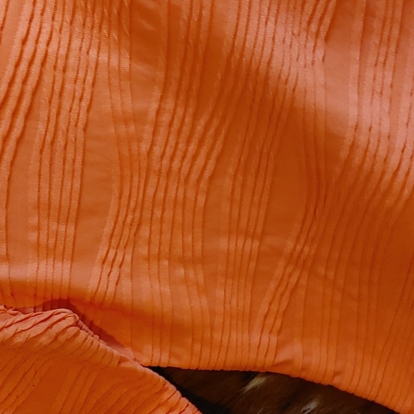 3/$50 Peach Blouse Allison Daley Sz Sm - Picture 3 of 4